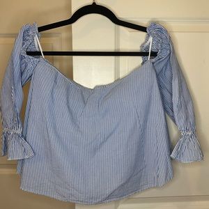 Off shoulder Zara shirt or blouse